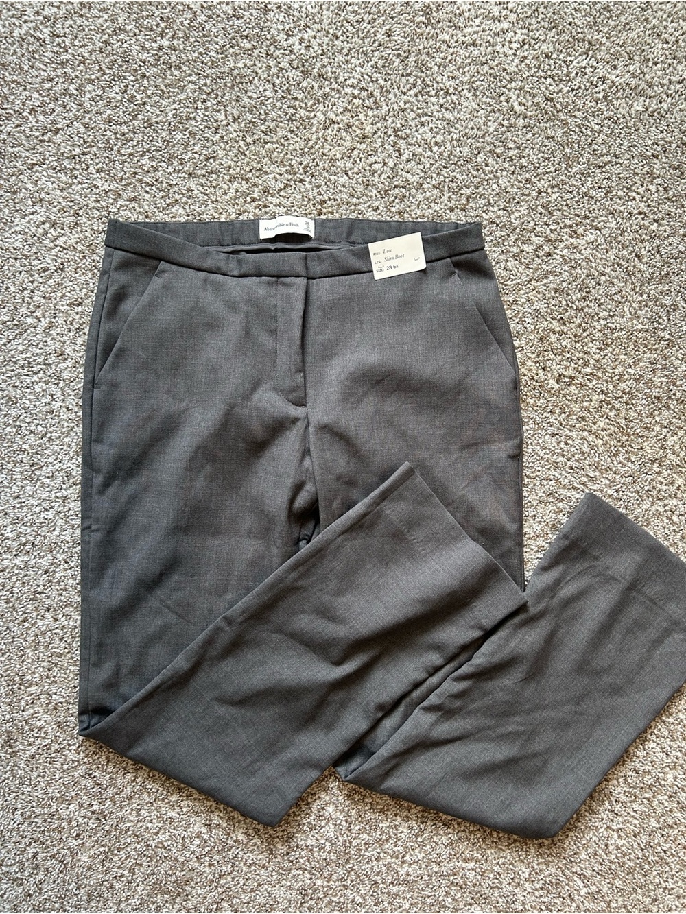 Abercrombie & Fitch Charcoal Gray Women’s Dress Pants